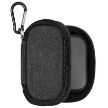 画像をギャラリービューアに読み込む, Geekria ヘッドフォン キャリングケーススカルキャンディ Skullcandy EcoBuds, DIME EVO, Sesh ANC Active 対応、Grind True Dime 3 ワイヤレス インイヤー イヤホン ケース、ケーブル収納付き交換用保護トラベルポーチバッグ (ダークグレー)