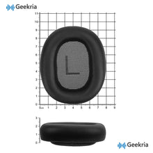 画像をギャラリービューアに読み込む, Geekria イヤーパッド Elite互換性 パッド グアンドオルフセン Bang & Olufsen Beoplay H100 ヘッドホンに対応 パッド イヤー / イヤーカップ ラムスキン (インフィニットブラック)