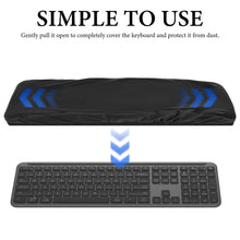 画像をギャラリービューアに読み込む, Geekria フルサイズ キーボード ダストカバー アイスシルク 伸縮性カバー 104キー コンピューターキーボード用 ロジクール Logicool MK955/ MK950/ MX Keys S/ MX Keys Advanced、Redragon K556、Keychron K10 に対応