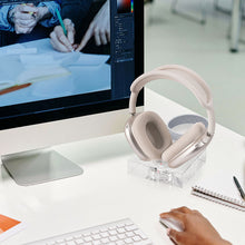 画像をギャラリービューアに読み込む, Geekria ヘッドホン 充電スタンド AirPods Max (USB-C)に対応 アクリル充電ドック 充電ベース スリープ省電力モード付き (クリア)