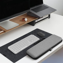 画像をギャラリービューアに読み込む, Geekria キーボードケース 互換品 ロジクール Logicool MX KEYS KX800/ MX KEYS KX800M/ MX KEYS S KX800sワイヤレスキーボード Pebble ワイヤレスマウス 収納ケース(ライトグレー)