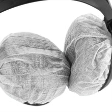 画像をギャラリービューアに読み込む, Geekria カバー 200個入(100ペア) ヘッドホンカバー 不織布 使い捨て イヤーパッドカバー ストレッチニット 大型オーバーイヤー ヘッドホン用 劣化防止、防塵 (大 / ホワイト)