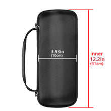 画像をギャラリービューアに読み込む, Geekria ケース Shield Bluetoothスピーカーケース 互換性 ハードケース 旅行用 ハードシェルケース JBL Pulse 4 Portable Bluetooth Speaker に対応 収納ポーチ付き (Black)