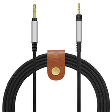 画像をギャラリービューアに読み込む, Geekria アポロアップグレードケーブル Sennheiser HD598, HD598SE, HD598CS, HD558, HD518 等対応 高耐久 ナイロンコード (3.5mm Male to 2.5mm Male ブラック 5ft)
