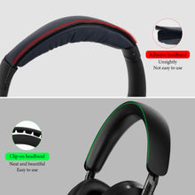 画像をギャラリービューアに読み込む, Geekria ヘッドバンド 互換性 ヘッドホンヘッドバンド ラムスキンパッド Bowers & Wilkins Px8/Px7 S3/Px7 S2/Px7 S2e (Not Compatible with Px7) 対応 交換用 (ブラック)