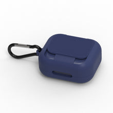 画像をギャラリービューアに読み込む, Geekria シリコン カバー 互換性 カバー アンカー Anker Soundcore P30i 対応 True Wireless Earbuds 充電ケースカバー 外装カバー キーホルダーフック付き、充電ポートアクセス可能 (青)