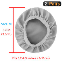 画像をギャラリービューアに読み込む, Geekria カバー 2 ペア 互換性 イヤーパッドカバー (SGS認証済) 劣化防止、防塵 ヘッドホン交換用 ストレッチニット 8-11CM ヘッドホン用 洗濯可 ( Medium / グレー)
