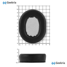 画像をギャラリービューアに読み込む, Geekria イヤーパッド互換性 パッド ソニー Sony MDR-1ABT, MDR-1RBT, MDR-1RNC ヘッドホンに対応 パッド イヤー / イヤーカップ (プロテインレザー / ブラック)