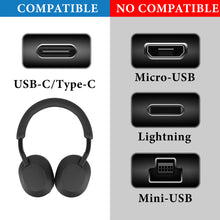 画像をギャラリービューアに読み込む, Geekria 充電ケーブル 互換性 Type-C 充電コード USBto USB-C ソニー Sony WH-1000XM5 WH-1000XM4 WH-ULT900N WH-XB920N WH-XB910N CH720N に対応 (グレー/30cm)