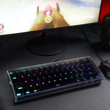 画像をギャラリービューアに読み込む, Geekria キーボード カバー ケース 互換品レイザーRazer Huntsman Mini 60%レイアウト RK ROYAL KLUDGE RK61 メカニカルゲーミングキーボー 透明アクリルカバー 保護カバー