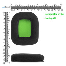 画像をギャラリービューアに読み込む, Geekria イヤーパッド Comfort 互換性 パッド ASTRO Gaming A20 ヘッドホンに対応 パッド イヤー / イヤーカップ ベロア (ブラックベロアグリーンネット)