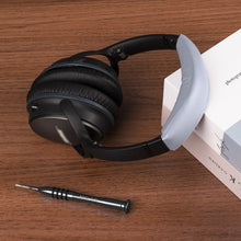 画像をギャラリービューアに読み込む, Geekria ヘッドバンド 互換性 ヘッドホンヘッドバンド プロテインレザー パッド ボーズ Bose QC35 II, QC35, QuietComfort SE, QCSE 対応 交換用 (グレー)