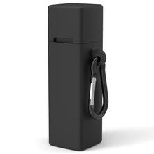 画像をギャラリービューアに読み込む, Geekria シリコン カバー 互換性 カバー アンカー Anker Soundcore A30i 対応 True Wireless Earbuds 充電ケースカバー 外装カバー キーホルダーフック付き、充電ポートアクセス可能 (黒)