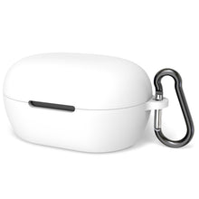 画像をギャラリービューアに読み込む, Geekriaシリコンカバー 互換性 カバーボーズ Bose New QuietComfort 対応 True Wireless Earbuds 充電ケースカバー 外装カバーキーホルダーフック付き、充電ポートアクセス可能、フロントLED可視 (白)