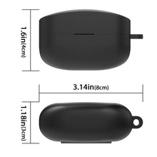 画像をギャラリービューアに読み込む, Geekria シリコン カバー 互換性 カバー Sony WF-1000XM4 対応 True Wireless Earbuds 充電ケース充電ケースカバー 外装カバー キーホルダーフック付き、充電ポートアクセス可能 (Black)