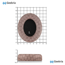 画像をギャラリービューアに読み込む, Geekria イヤーパッド SNAP マグネチック 互換性 パッド ビーツバイドクタードレ Beats Studio Pro ヘッドホンに対応 パッド イヤー / イヤーカップ プロテインレザー (ブラウン, 1組)