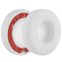 画像をギャラリービューアに読み込む, Geekria イヤーパッド QuickFit 互換性 パッド ビーツバイドクタードレ Beats Solo 2 Wireless (B0534) (Not Compatible with Beats Solo 2 Wired) On-Ear ヘッドホンに対応 イヤパッド/イヤークッション/イヤーカップ ( プロテインレザー / 白い )