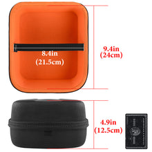 画像をギャラリービューアに読み込む, Geekria ケース Shield ヘッドホンケース 互換性 ハードケース 旅行用 ハードシェルケース ゼンハイザー Sennheiser HD820, HD800S, HD800, HD700, HD660S2, HD660S, HD650 に対応 収納ポーチ付属 (ブラック)