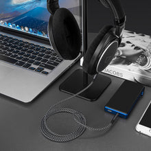 画像をギャラリービューアに読み込む, Geekria ケーブル ナイロン編組 互換性 オーディオコードゼンハイザー Sennheiser HD620S, HD599SE, HD599, HD598, HD598SE, HD560S, HD598SR, HD400Pro, HD579, HD569, HD505, ヘッドホンケーブル、2.5mm に適合する 1.7m