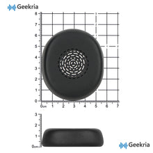画像をギャラリービューアに読み込む, Geekria イヤーパッド QuickFit 互換性 パッド ジャブラ Jabra Evolve 10 Wired ヘッドホンに対応 パッド イヤー / イヤーカップ プロテインレザー (黒)