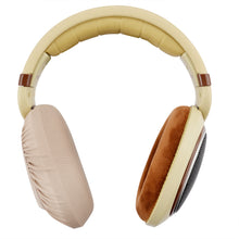画像をギャラリービューアに読み込む, Geekria カバー 2 ペア 互換性 イヤーパッドカバー 劣化防止、防塵 ヘッドホン交換用 ストレッチニット 8-11CM ヘッドホン用 洗濯可 ( Medium / ライトブラウン)