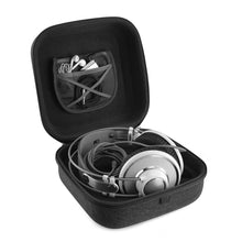 画像をギャラリービューアに読み込む, Geekria ケース 互換性 Shield ヘッドホンケース ハードケース 旅行用 ハードシェルケース アーカーゲー AKG K701, K702, Q701, K712, K601, K240, K242, K271 に対応 収納ポーチ付属 (グレー)