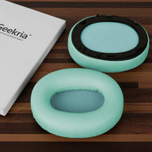 画像をギャラリービューアに読み込む, Geekria イヤーパッド QuickFit 互換性 パッド エディファイアー Edifier W820NB ヘッドホンに対応 パッド イヤー / イヤーカッププロテインレザー (緑)