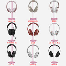 画像をギャラリービューアに読み込む, Geekria ヘッドホンスタンド アルミニウム合金 オーバーイヤー ヘッドホン、ゲームヘッドセット用の ホルダー, デスクディスプレイハンガー 頑丈なヘビーベース ーQC35II, QC35, NC700, WH-1000XM4, WH-1000XM3, ATH -M50Xヘッドセット用と互換性 (Rose Gold)
