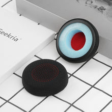 画像をギャラリービューアに読み込む, Geekria イヤーパッド Comfort 互換性 パッドプラントロニクス Plantronics Voyager Focus UC B825, Voyager 4210/ 4220/ 4310UC/ 4320UC, Blackwire C5200/ C5210/ C5220, Backbeat Sense ヘッドホンに対応 パッド イヤー / イヤーカップ メッシュファブリック (黒)