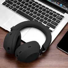 画像をギャラリービューアに読み込む, Geekria シリコンイヤホンスリーブカバー シリコンカバー キット 適合する ソニー Sony WH-1000XM5, WH1000XM5 Wireless ヘッドホンに対応/交換用 保護カバー シリコンカバー シリコンケース スクラッチプロテクションケース イヤピースカバー ヘッドセットスピーカースキンプロテクター(ブラック)