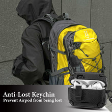 画像をギャラリービューアに読み込む, Geekria ハードシェルケース Apple AirPods Pro 2/1用 耐衝撃フルボディカバー ロック解除フリップ、電話ホルダー、マグネット式バック付き