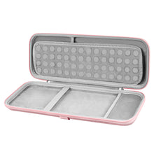 画像をギャラリービューアに読み込む, Geekria 収納ケース 互換品ロジクール Logicool K380 + Pebble M350 ワイヤレス キーボード 無線 マウス ハードシェルトラベルキャリングバッグ (ピンク)