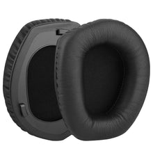 画像をギャラリービューアに読み込む, Geekria イヤーパッド QuickFit 互換性 パッド ゼンハイザー Sennheiser RS195, HDR195, RS185, HDR185, HDR175, RS175, HDR165, RS165 ヘッドホンに対応 パッド イヤー / イヤーカップ (プロテインレザー / ブラック)