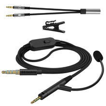 画像をギャラリービューアに読み込む, Geekria クリップマイク コンデンサーマイク ピンマイク ミニマイク クリップ式 スマホマイク ヘッドホンケーブル ゲームおよび会議用 ゼンハイザー Sennheiser HD620S HD599 HD598 HD505 ヘッドセットと互換性があり 2.5mm ブームマイク付き 交換コード 音量/ミュートコントロール (170 cm)