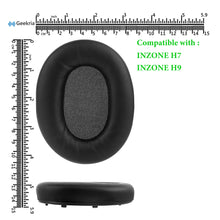 画像をギャラリービューアに読み込む, Geekria イヤーパッド QuickFit 互換性 パッド ソニー Sony INZONE H7 (WH-G700), INZONE H9 (WH-G900N) ヘッドホンに対応 パッド イヤー / イヤーカップ (プロテインレザー/黒)