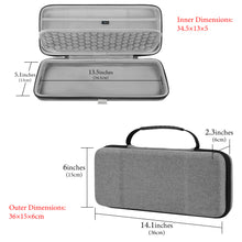 画像をギャラリービューアに読み込む, Geekria 68キーキーボードケース 65%キーボード用ハードシェルトラベルキャリーバッグ RK ROYAL KLUDGE R65 / RK68、Keychron K6 / K6 Pro / Q2 / Q2 Max / V2、Nuphy Halo65 HE / BH65に対応