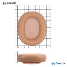 画像をギャラリービューアに読み込む, Geekria イヤーパッド Elite互換性 パッド グアンドオルフセン Bang & Olufsen Beoplay H100 ヘッドホンに対応 パッド イヤー / イヤーカップ ラムスキン (サンセットアプリコット)