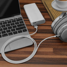 画像をギャラリービューアに読み込む, Geekria 充電ケーブル 互換性 USB 充電コード USB to Micro-USB ボーズ Bose QC35 II SoundLink II, スカルキャンディSkullcandy Hesh2 Hesh3, アーカーゲー AKG N60NC Y45bt Y50bt に対応 (白/120cm)