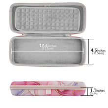 画像をギャラリービューアに読み込む, GEEKRIA 60% コンパクトキーボードケース、61 キーコンピュータメカニカルキーボード用ハードシェルトラベルキャリングバッグ、RK ROYAL KLUDGE RK61、レイザー Razer Huntsman Mini 60%、ロジクール Logicool G PRO X 60 と互換性あり