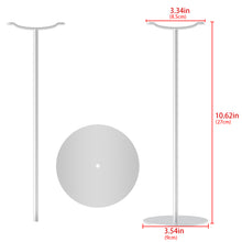 画像をギャラリービューアに読み込む, Geekria ヘッドホンスタンド アルミニウム合金 オーバーイヤー ヘッドホン、ゲームヘッドセット用の ホルダー, デスクディスプレイハンガー 頑丈なヘビーベース ーBose QC35II, NC700, Sony WH-1000XM4, WH-1000XM3, ATH -M50Xヘッドセット用と互換性 (Silver)