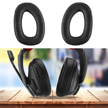 画像をギャラリービューアに読み込む, Geekria イヤーパッド QuickFit 互換性 パッド ゼンハイザー Sennheiser GSP 300, GSP 301, GSP 302, GSP 303, GSP 350, GSP 370 Gaming Headset ヘッドホンに対応 パッド イヤー / イヤーカップ (プロテインレザー / ブラック )