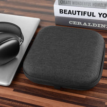 画像をギャラリービューアに読み込む, Geekria ケース Sheild ヘッドホンケース 互換性 ハードケース 旅行用 ハードシェルケース Air-Pods Max に対応 収納ポーチ付き (ブラック)