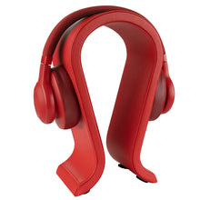 画像をギャラリービューアに読み込む, Geekria ヘッドホンスタンド ビーガンレザー オメガ オーバーイヤー ヘッドホン、ゲームヘッドセット用の ホルダー, デスクディスプレイハンガーボーズ Bose NC700, QC 35, QC 35 II, ジェイビーエル JBL と互換性 (レッド)