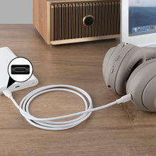画像をギャラリービューアに読み込む, Geekria 充電ケーブル 互換性 Type-C 充電コード USB-C to USB-C ソニー Sony WH-1000XM6 WH-1000XM5 WH-XB920N WH-XB910N ULT WEAR LinkBuds INZONE Buds に対応 (白い/120cm)