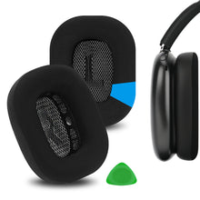 画像をギャラリービューアに読み込む, Geekria イヤーパッド Sport 互換性 パッド アップル Apple AirPods MAX(A2096), AirPods MAX2 (A3184) ヘッドホンに対応 パッド イヤー / イヤーカップ 冷却ジェル (黒)