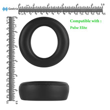 画像をギャラリービューアに読み込む, Geekria イヤーパッド QuickFit 互換性 パッド ソニー Sony PlayStation Pulse Elite ヘッドホンに対応 パッド イヤー / イヤーカップ プロテインレザー (黒)