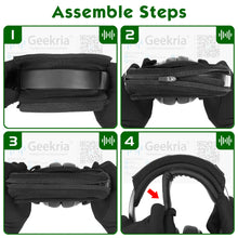 画像をギャラリービューアに読み込む, Geekria ヘッドバンドカバー + パッド セット ATH Bose Beats EDIFIER Hyperx JBL Logitech Plantronics Sennheiser Skullcandy Sony に対応 ヘッドホンパッド Velour Pad ( ブラック / M )