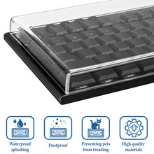 画像をギャラリービューアに読み込む, Geekria キーボード ダストカバー クリアアクリル キーパッドカバー ロジクール Logicool G913 TKL / ロジクール Logicool G913 X Lightspeed TKL / ロジクール Logicool G715 / ロジクール Logicool G713 対応