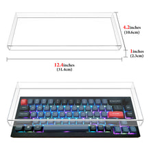 画像をギャラリービューアに読み込む, Geekria 65%キーボードノブダストカバー、68キーコンピュータメカニカルワイヤレスキーボード用透明アクリルキーパッドカバー、Keychron Q2、Keychron V2に対応