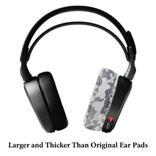 画像をギャラリービューアに読み込む, Geekria イヤーパッド QuickFit 互換性 パッド スティールシリーズ SteelSeries Arctis 1/ 3/ 5/ 7/ 7+/ 7P/ 7P+/ 7X/ 7X+/ 9/ 9X, Arctis Pro/Prime ヘッドホンに対応 パッド イヤー / イヤーカップ プロテインレザー (迷彩)